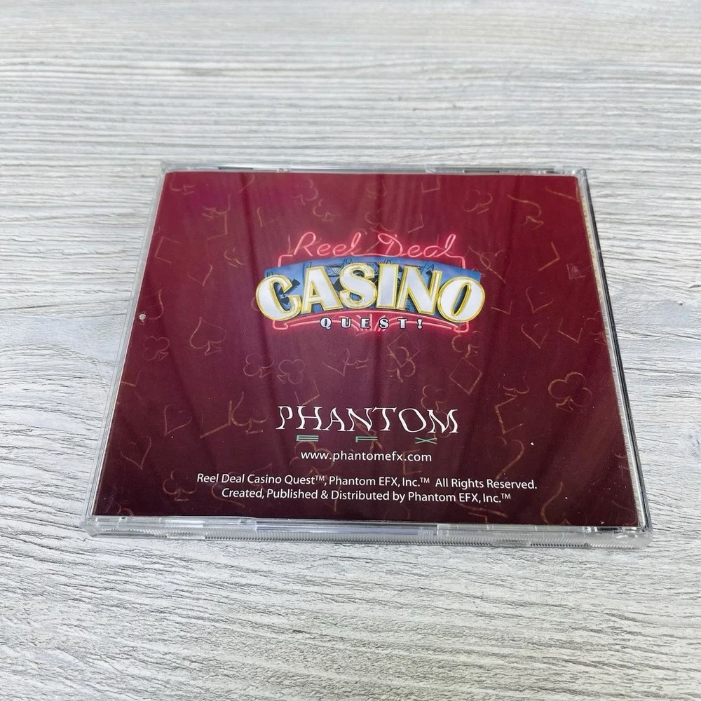 Reel Deal Casino Quest (PC CD ROM, 2002) Complete!  Tested Works - Picture 11 of 12